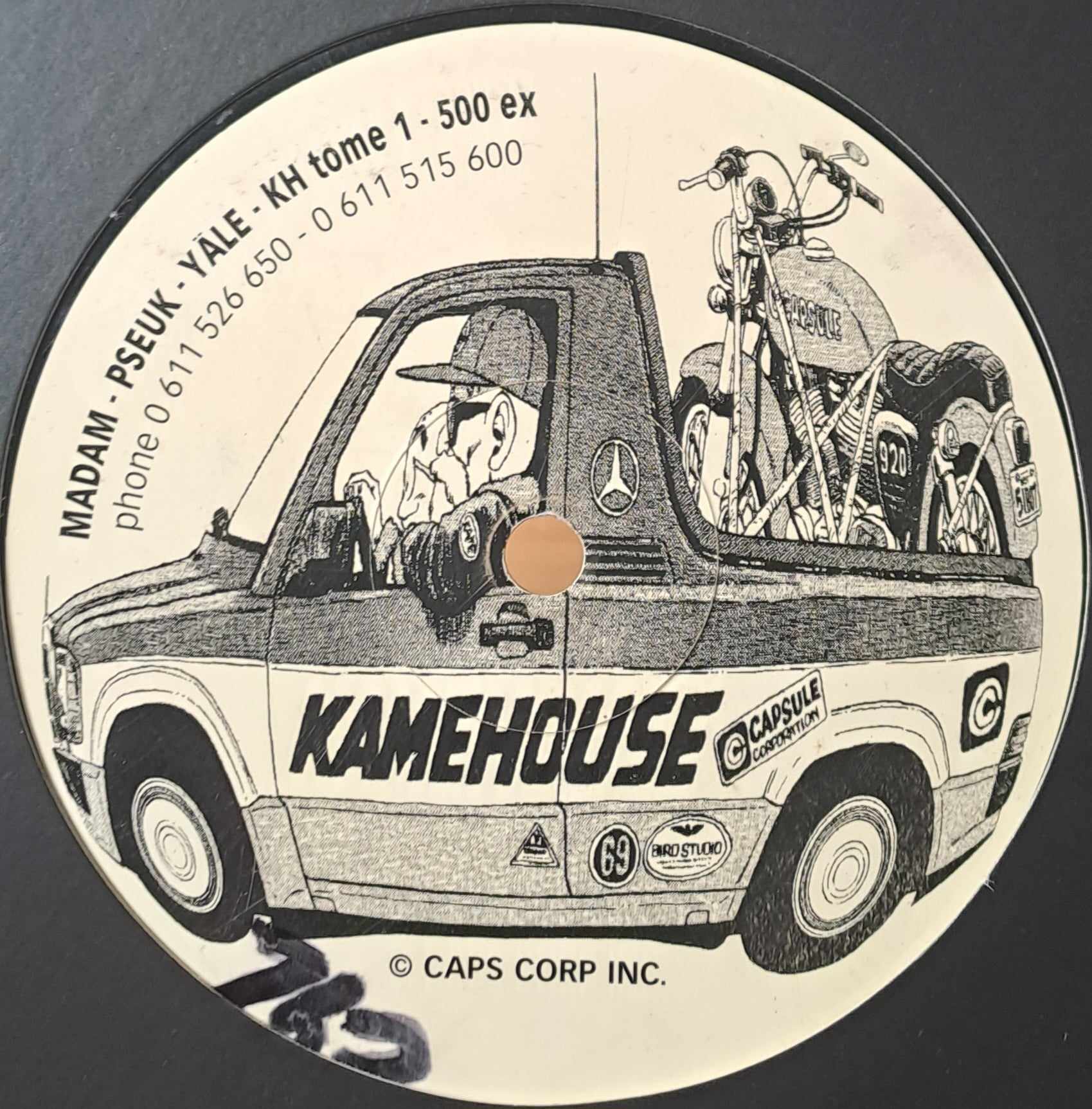 Kamehouse Records 01 - vinyle freetekno
